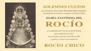 Santo Rosario Rocío Chico 2018  Hermandad Matriz del Rocío [upl. by Gauldin589]