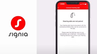 How to pair Signia hearing aids to an iPhone or iPad  Signia Hearing Aids [upl. by Nnire]