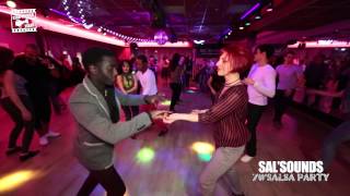 Mouaze Konaté amp Fanny Frosini  social dancing  SalSounds 70s [upl. by Ozan]