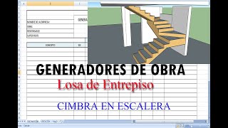 GENERADORES CIMBRA DE ESCALERA PARTE 1 [upl. by Eniamahs623]