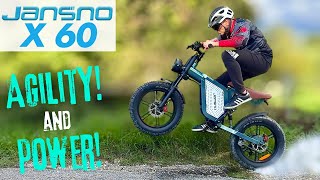 JANSNO X60 FAT EBike  SUPER BEAUTIFUL AND SUPER POWERFUL WITH 2 MOTORS  FULL TEST [upl. by Fine438]