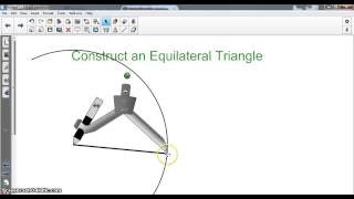 Constructing an equilateral triangle and angle bisector [upl. by Row543]