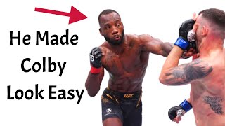 Colby Covington Fought Scared amp Got Shown Levels Against Leon Edwards [upl. by Adnerb]