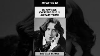 Oscar Wilde wisdom thesageechoes motivation philosophy lifelessons history quotes [upl. by Kynthia247]