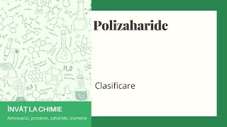 Polizaharide  clasificare [upl. by Nynahs922]