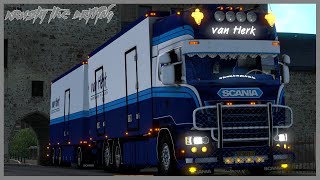 🚚 ETS2 🚚  139 SCANIA R450 “VAN HERK” [upl. by Einatsed]