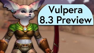 Vulpera Customization Racials Class Options Heritage Armor and My First Impressions [upl. by Ocsic]