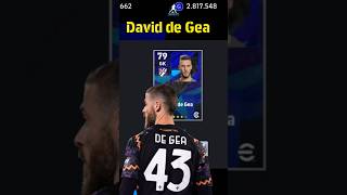 David De Gea Fiorentina Max Level efootball 2025 shorts [upl. by Alroi790]