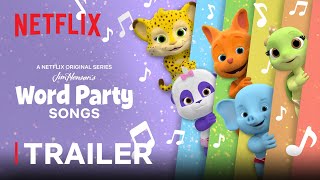 Word Party Songs Trailer 🎶 Netflix Jr [upl. by Elinnet]