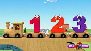 10 Little Numbers song for Children  3D Train Numbers song [upl. by Hugues]