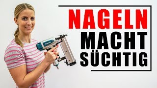 NAGELN 💖 MACHT SÜCHTIG Warum Das erkläre ich Dir in der Vostellung des Makita AF505N [upl. by Naimad207]