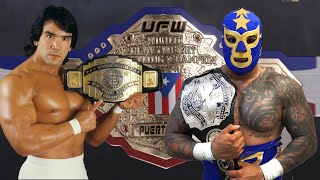 UFW  Intelecto 5 Estrellas vs Ricky Steamboat  UFW Campeonato de PR wwc iwapr nwawrestling [upl. by Dodds]