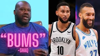 Shaq Calls Rudy Gobert And Ben Simmons The Worst NBA Players Of All Time  Shaq Interview [upl. by Akelahs]