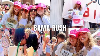 BAMA RUSH VLOG  University of Alabama Sorority ￼Recruitment￼ [upl. by Rhines451]