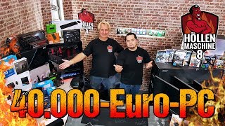 40000€GAMINGPC gewinnen ALLE Komponenten der HÖLLENMASCHINE 8 [upl. by Mohsen]