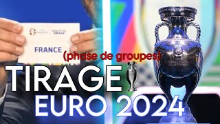 🔴TIRAGE EURO 2024  🇫🇷QUEL GROUPE POUR LEQUIPE DE FRANCE   TIRAGE AU SORT EURO 2024 LIVE TALK [upl. by Eadahc]