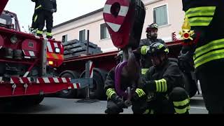 Grisignano di Zocco camion frena bruscamente e il carico sfonda la cabina [upl. by Ynogoham431]