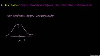 Tip 1 Hatalar İstatistik ve Olasılık [upl. by Neil]