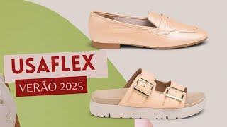 USAFLEX NOVA COLEÃ‡ÃƒO VERÃƒO 2025  TENDÃŠNCIAS CALÃ‡ADOS VERÃƒO 2025 SAPATOS QUE VÃƒO BOMBAR EM 2024 [upl. by Nuzzi]