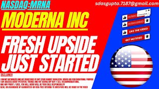 FRESH UPSIDE JUST STARTED  MRNA STOCK ANALYSIS  MODERNA STOCK [upl. by Rotce]