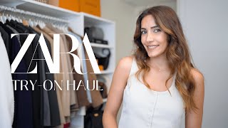 HAUL DE ZARA VERANO 2024  TRY ON HAUL LUCÍA ZABALLOS [upl. by Sutniuq]