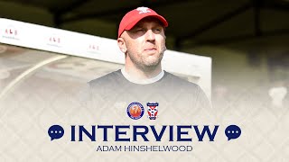 💬 Post Match Interview  Adam Hinshelwood  Aldershot Town [upl. by Eiknarf]