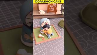 Doraemon and Nobita in real Like Doraemon Cake Making shorts doremon [upl. by Laughlin]