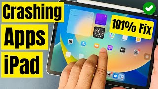 Apps Keeps Crashing on iPad FIXED in iPadOS 17718 2024  iPad Pro Air iPad Mini [upl. by Severen]