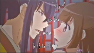 مرحبا يافتاة هل تحبني قليل؟ hi girl you like me a little bitاغنيه اجنبيه روعه 「AMV」 [upl. by Erastes]