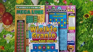 zdrapki Wielkie Granie 💰 Mechatron Mega linie krzyżówka XXL 💰 Wkład 40 zł 😃😘 [upl. by Nya97]