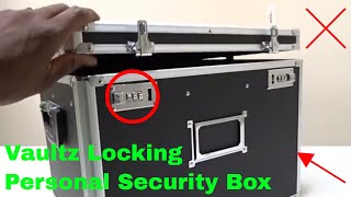 ✅ How To Use Vaultz Locking Personal Security Box Review [upl. by Spooner343]