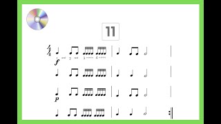 Practice Reading Rhythms with Musical Playalong Tracks 311 [upl. by Aiveneg]