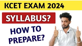 KCET 2024 SYLLABUS REDUCED OR NOT  HOW TO PREPARE FOR KCET EXAM 2024 [upl. by Elag266]