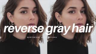 Reverse Gray Hair ᴀғғɪʀᴍᴀᴛɪᴏɴs  Anti Aging Formula [upl. by Reywas]