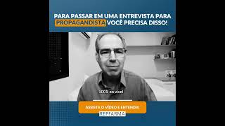 Passar em entrevista de Propagandista você precisa disso [upl. by Vary]