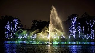 APRESENTAÇÃO DE NATAL NAS ÁGUAS NO PARQUE IBIRAPUERA 2018 [upl. by Hinch241]