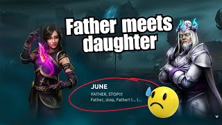 Dynasty Ch 3 When Daughter june meets her Father emperor THE BOSS 👑  Shadow Fight 4 Arena [upl. by Nary]