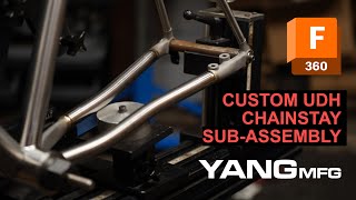 F360 Engineering A Gravel UDH Chainstay Sub Assembly [upl. by Kcirnek]