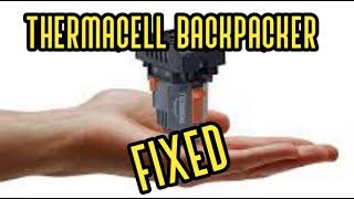 Fixing the Thermacell Backpacker spark but no gas [upl. by Pulling]