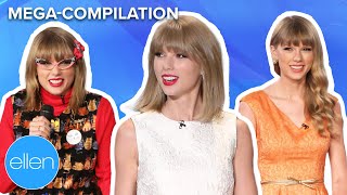 Every Time Taylor Swift Appeared on The Ellen Show In Order Part 2 MEGACOMPILATION [upl. by Sivaj]