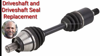 Driveshaft and Driveshaft Seal Replacement [upl. by Aihsemek]