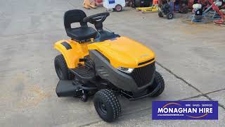 STIGA TORNADO 398 Tractor Mower available at Monaghan Hire [upl. by Cykana]