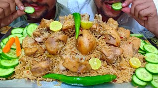 5KG Big Thali hyderabadi chicken dum biryanioriginal paradis biryani hyderabadmessy eating mukbang [upl. by Tijnar]