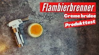 Flambierbrenner Rösle im Test  Crème brûlée mit Butangasbrenner [upl. by Meghan]