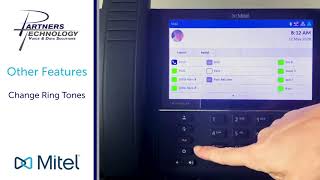 Mitel 6940 Phone Training  Part 3  Other Features  Partners Technology [upl. by Weissman]