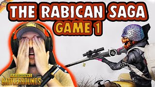 The Epic Random Rabican Saga Game 1 ft Half Lax and DrasseL  chocoTaco PUBG Squads Gameplay [upl. by Hathaway]