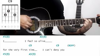 POD Alive  lower key Acoustic Guitar Lesson [upl. by Ylra]