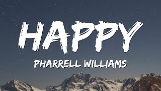 Pharrell Williams  Happy Lyrics [upl. by Nibas125]