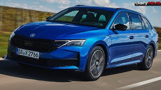 AllNew Skoda Octavia Combi Sportline  2025   Driving Footage [upl. by Laenaj257]