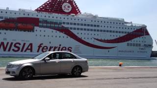 Tunisia Ferries Bateau Tanit été 2012 17 Juillet navire Géant High Quality HD [upl. by Angele]